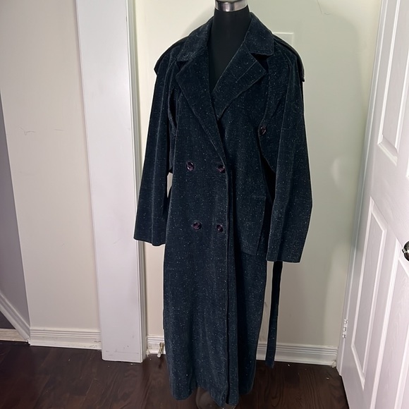 Vintage Codurory Belted Trench Outerwear Coat Size Large - Picture 14 of 15